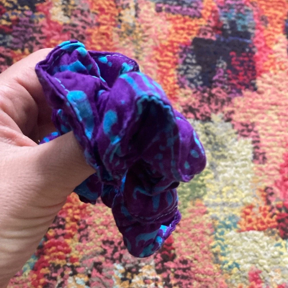Mexicali Blues Purple and Blue Hair Scrunchie